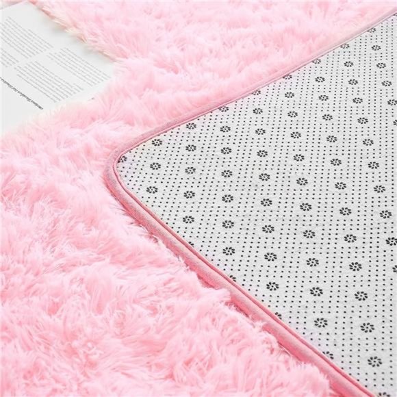 Modern Fluffy Area Rug, Shaggy Rugs for Bedroom Living Room Ultra Soft Shag Fur - Picture 4 of 6